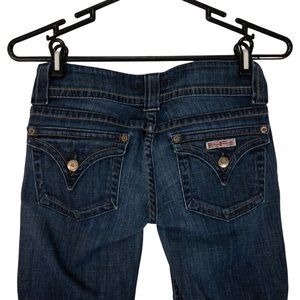 Hudson Beth Low Rise Baby Bootcut Jean Womens Size 26 Dark Wash.